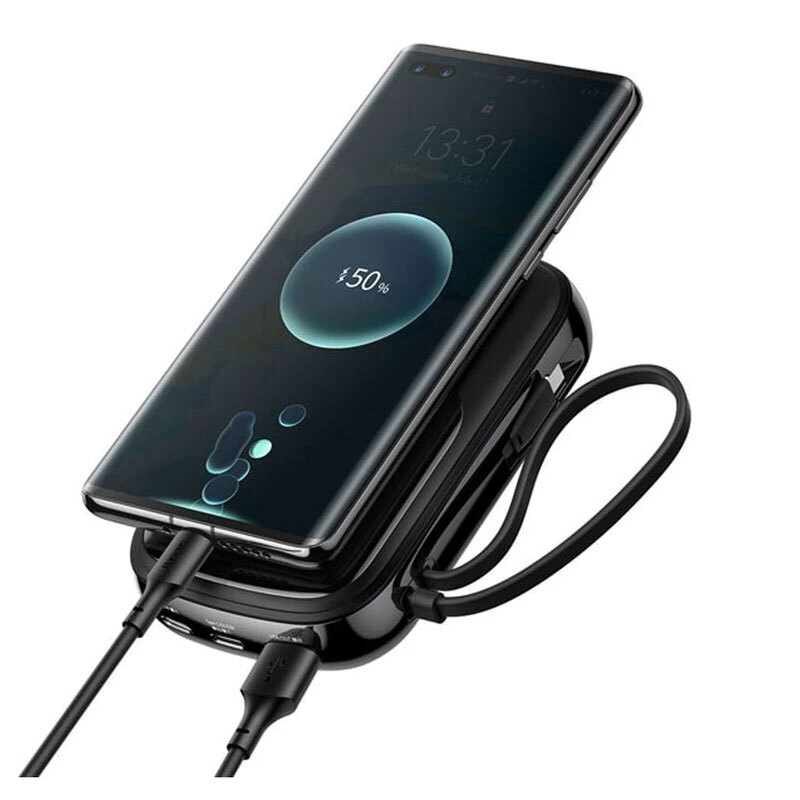 پاور بانک فست شارژ باسئوس Qpow Pro+ P10067100112 22.5W ظرفیت 10000 میلی آمپر ساعت