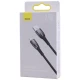 کابل لایتنینگ فست شارژ 2.4 آمپر باسئوس Glimmer Series CADH000301 طول 2 متر