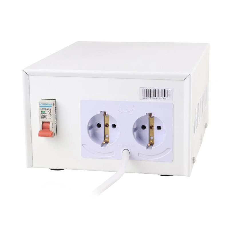 استابلایزر یخچال و فریزر 2 خانه ارت دار تیراژه STB 3000 با کابل 1.6 متری