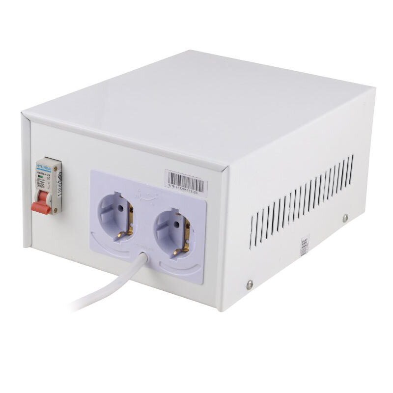 استابلایزر یخچال و فریزر 2 خانه ارت دار تیراژه STB 3000 با کابل 1.6 متری