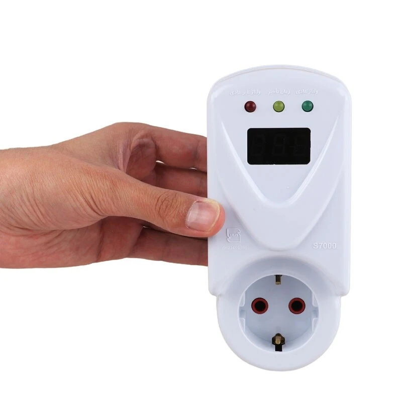محافظ برق کولر گازی ارت دار تیراژه S7000 کد 2