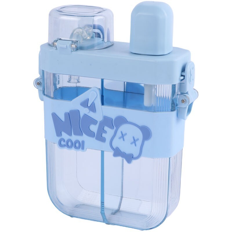 قمقمه دو مخزنه دور سیلیکون NICE طرح کرومی