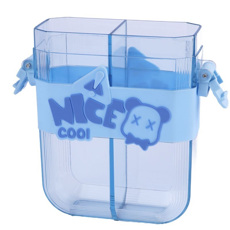 قمقمه دو مخزنه دور سیلیکون NICE طرح کرومی