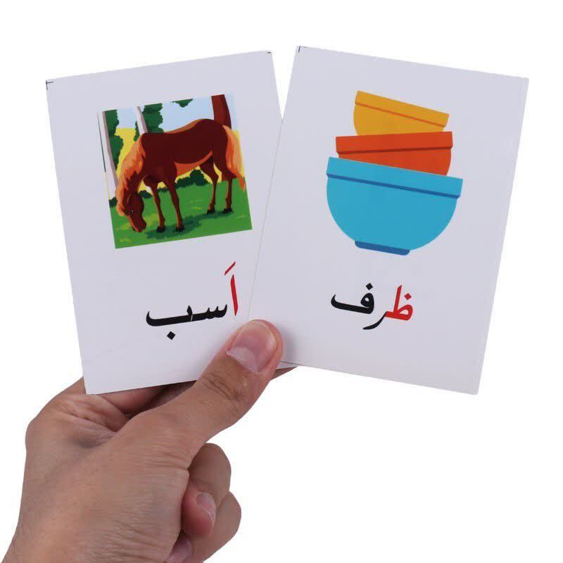 فلش کارت آموزشی حروف الفبای فارسی بسته 36 عددی