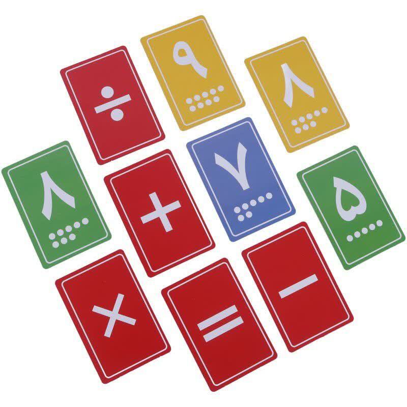 فلش کارت آموزشی اعداد و علامت ماوا بسته 36 عددی