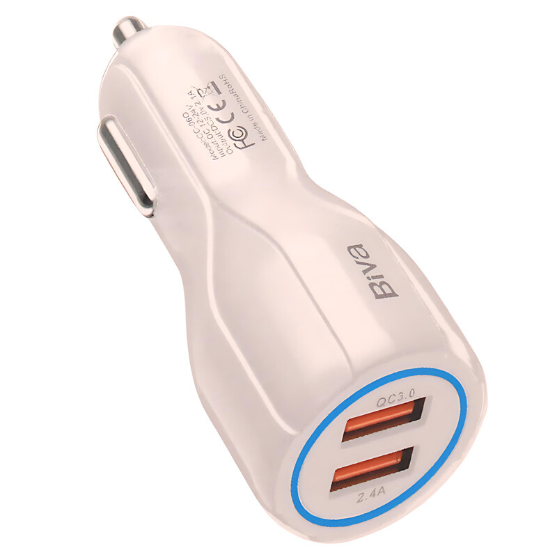 شارژر فندکی فست شارژ Biva CC-06Q 3.1A QC3.0 PD 30W