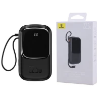 پاور بانک فست شارژ باسئوس Qpow Pro+ P10067100112 22.5W ظرفیت 10000 میلی آمپر ساعت