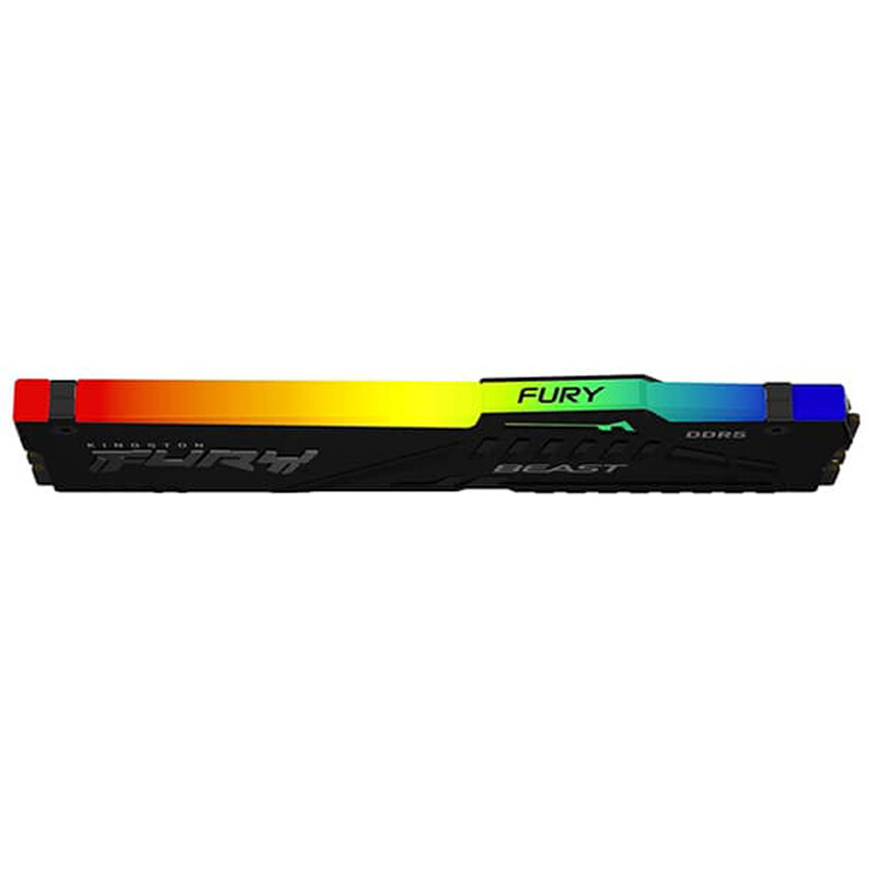 رم کامپیوتر کینگستون Fury Beast RGB DDR5 16GB Single 5600MHz CL40