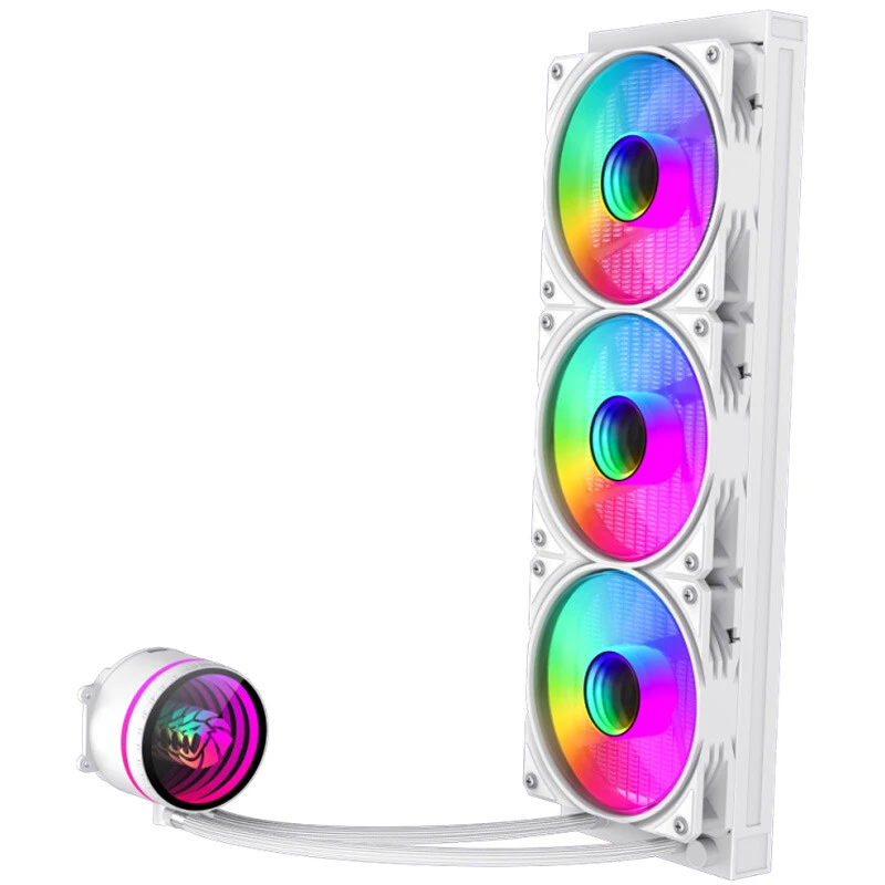 خنک کننده مایع پردازنده گیم مکس Iceburg 360 Infinity WH ARGB