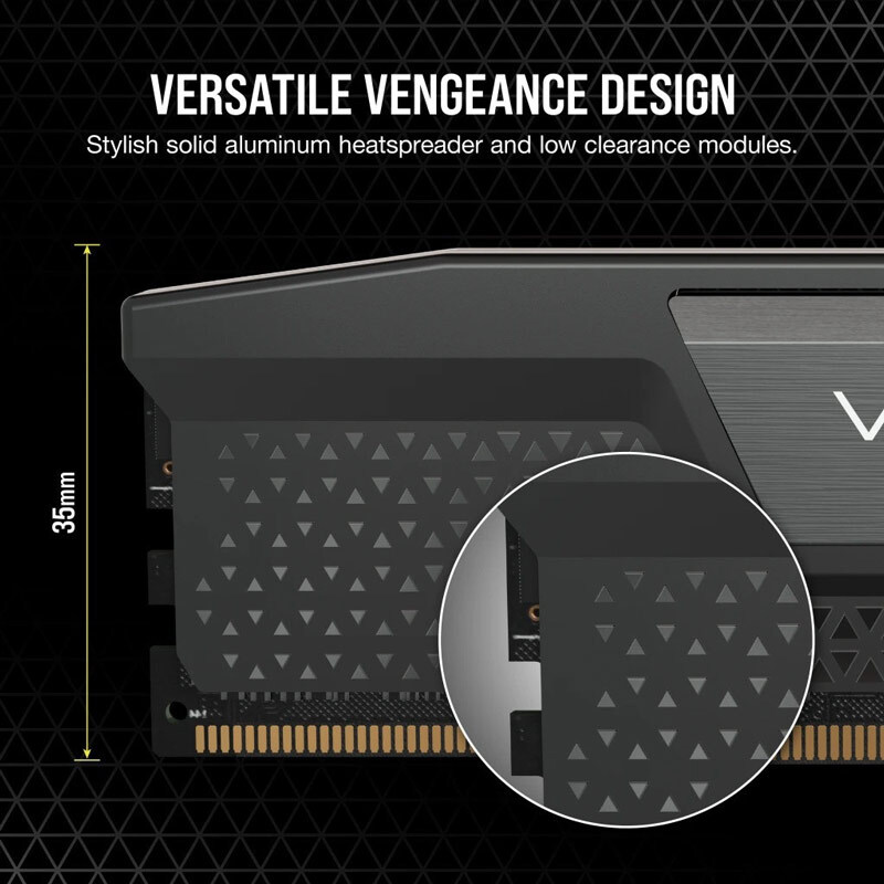 رم کامپیوتر کورسیر Vengeance DDR5 32GB Single 5200MHz CL40