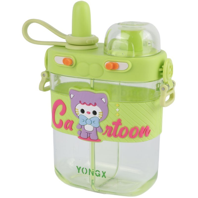 قمقمه 800 سی سی دو مخزنه دور سیلیکون Yongx