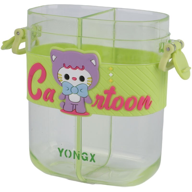 قمقمه 800 سی سی دو مخزنه دور سیلیکون Yongx