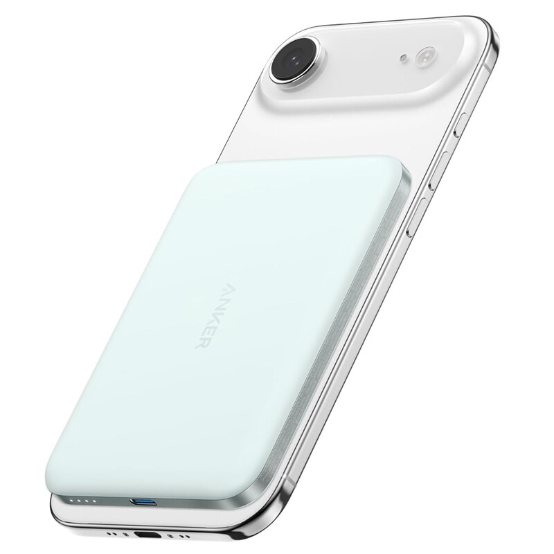 پاور بانک بی سیم فست شارژ انکر A1665 15W ظرفیت 5000 میلی آمپر ساعت