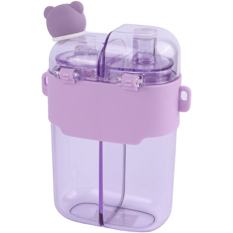 قمقمه 780 سی سی دو مخزنه دور سیلیکون Summer Smile