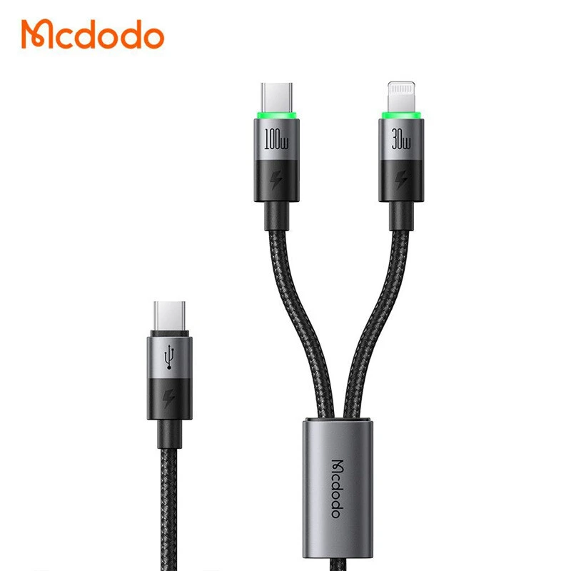 کابل دو سر فست شارژ 100 وات مک دودو CA-670 طول 1.5 متر