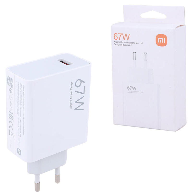شارژر دیواری 67 وات شیائومی MDY-11-EZ QC3.0 PD 3A