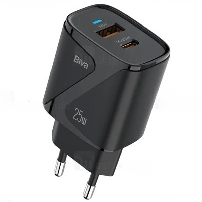 شارژر دیواری 25 وات بیوا HC-38 QC3.0 PD 3A