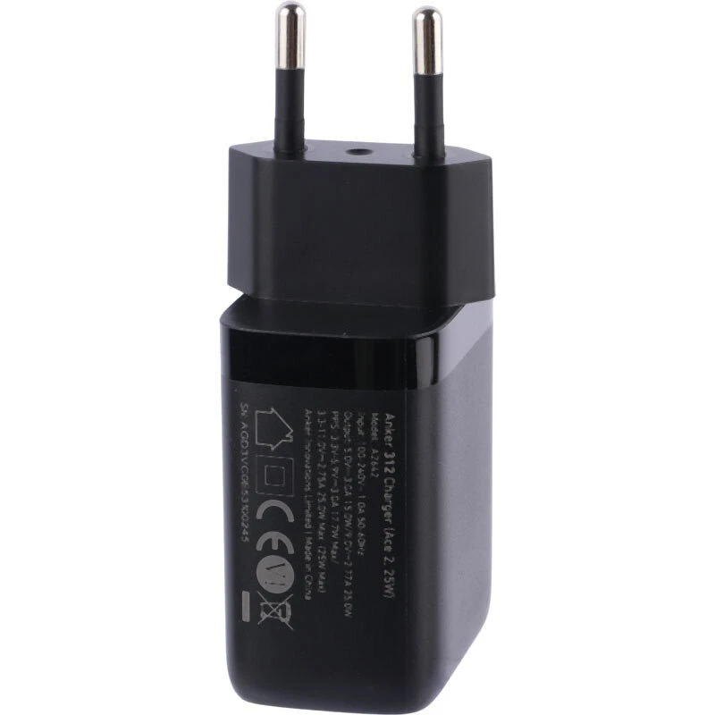 شارژر دیواری 25 وات انکر A2642 PD 3A