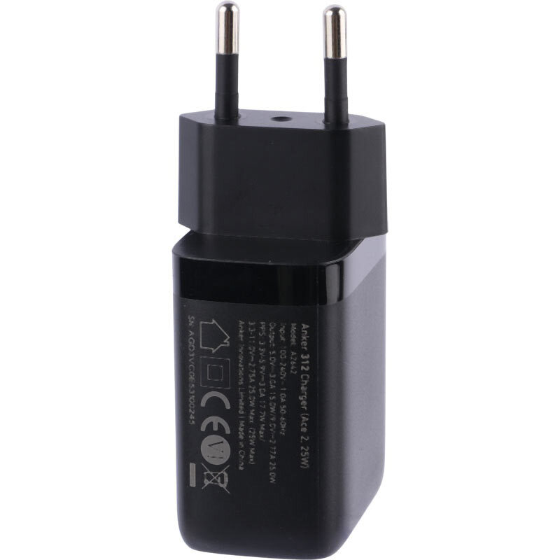 شارژر دیواری 25 وات انکر A2642 PD 3A