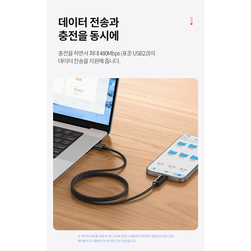 کابل لایتنینگ فست شارژ 3 آمپر مک دودو CA-797 طول 1.2 متر