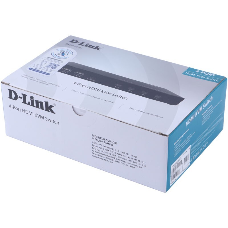 سوییچ 4 پورت دی لینک DKVM-410H