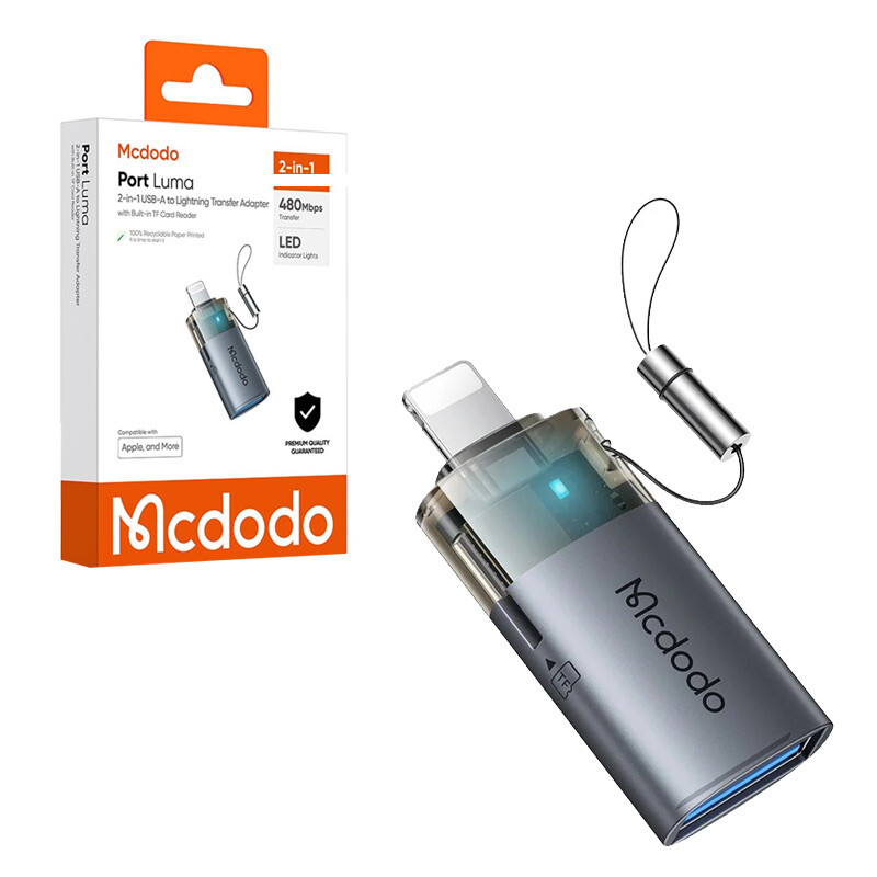 تبدیل USB OTG / TF به لایتنینگ مک دودو OT-785