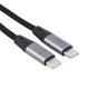 کابل دو سر تایپ سی فست شارژ 60 وات بیوا C-34CC طول 1.2 متر
