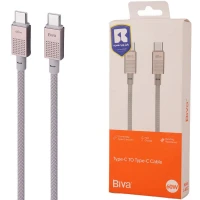 کابل دو سر تایپ سی فست شارژ 60 وات بیوا C-40CC طول 1 متر