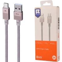 کابل تایپ سی فست شارژ 3 آمپر بیوا C-40T طول 1 متر