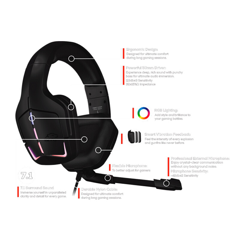 هدست گیمینگ سیم دار TSCO GH 6164