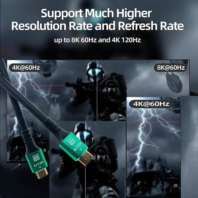 کابل HDMI 8K پریمیوم Premium طول 1.5 متر