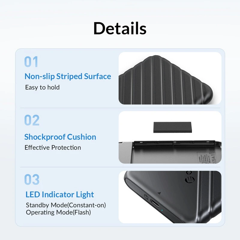 باکس هارد 2.5 اینچی HDD/SSD اوریکو 25PW1-C3