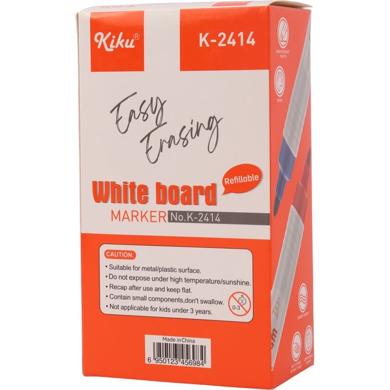 ماژیک وایت برد کیکو نوک گرد K-2414 بسته 12 عددی