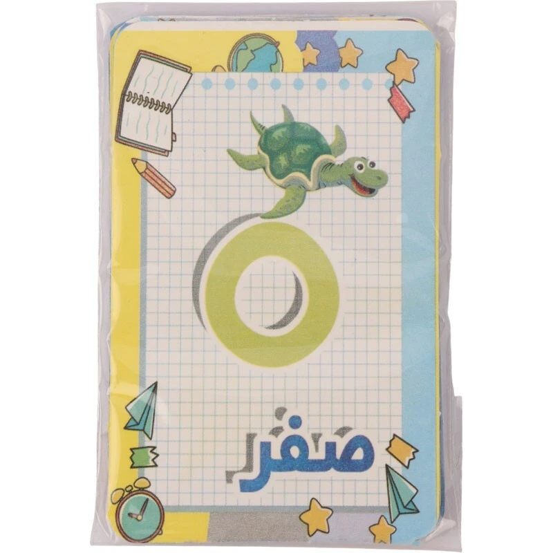 فلش کارت آموزشی اعداد دو زبانه سپیده