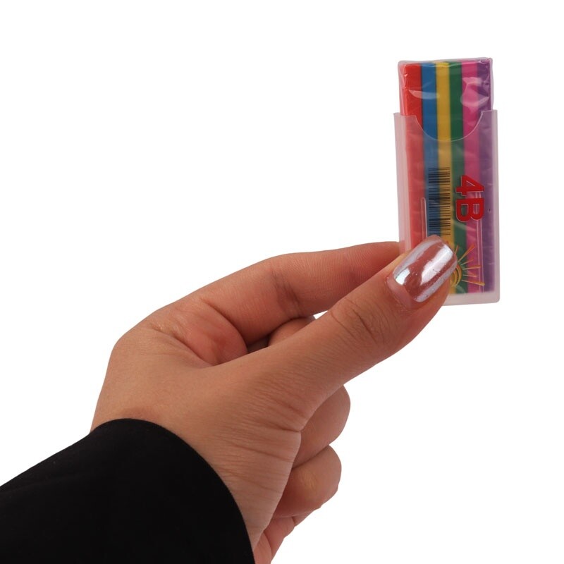 پاک کن رنگی 4B کد 8809 بسته 30 عددی