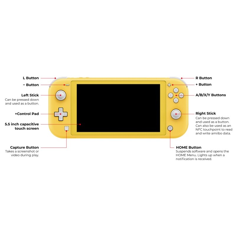 کنسول بازی نینتندو Nintendo Switch Lite Yellow 4GB 32GB