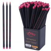 مداد قرمز لوکی Looky 2042 بسته 72 عددی