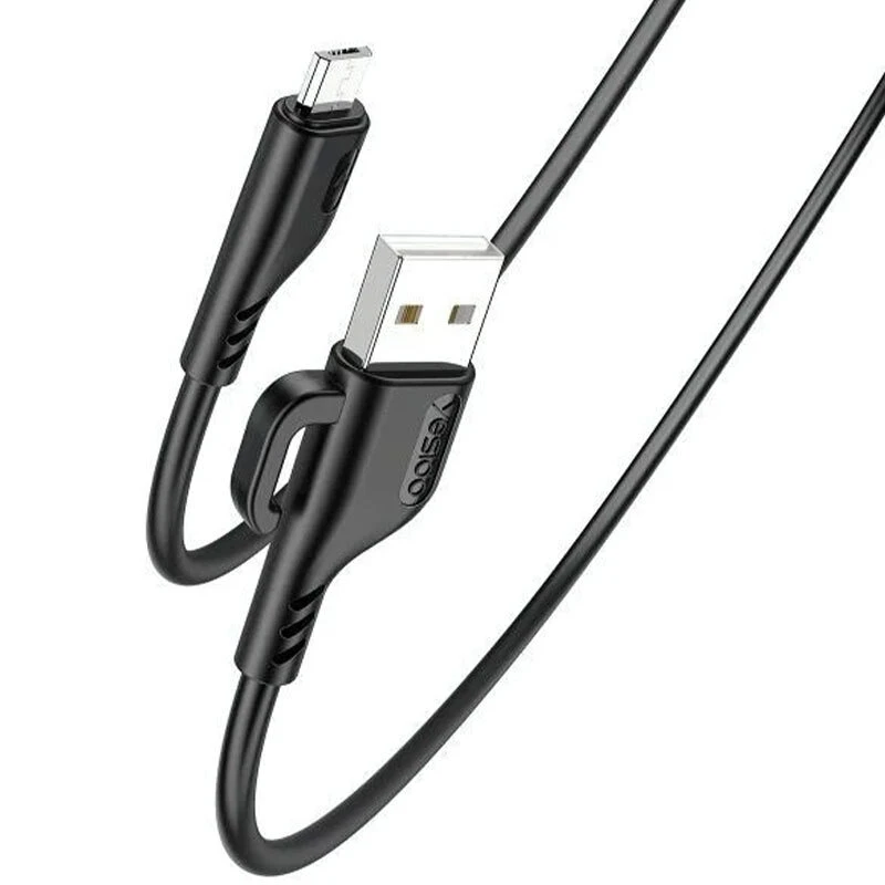 کابل میکرو یو اس بی فست شارژ 2.4 آمپر یسیدو CA105 طول 1.2 متر
