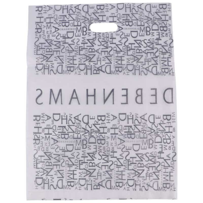 نایلون پایپی دسته دار طرح DEBENHAMS سایز 40*55 سانتی متر بسته 1 کیلویی