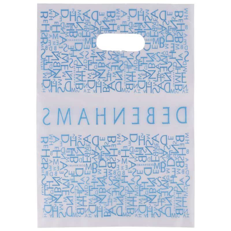 نایلون پایپی دسته دار طرح Debenhams سایز 25*35 سانتی متر بسته 1 کیلویی