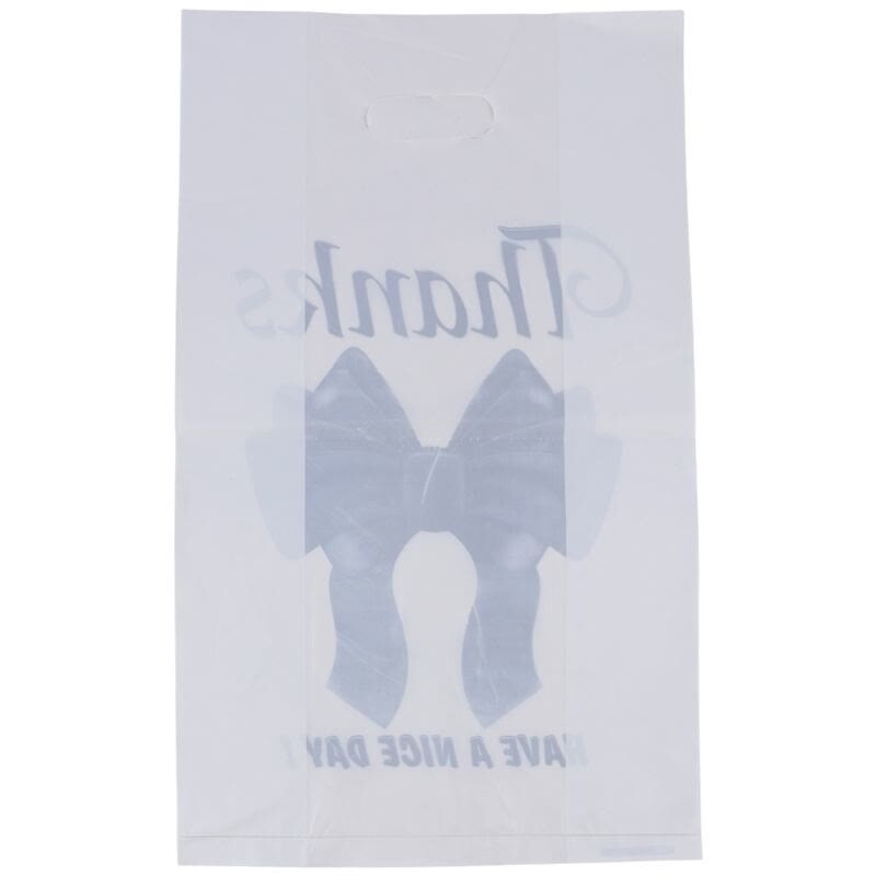 نایلون دسته دار مات طرح پاپیون سایز 50*40 سانتی متر بسته 1 کیلویی