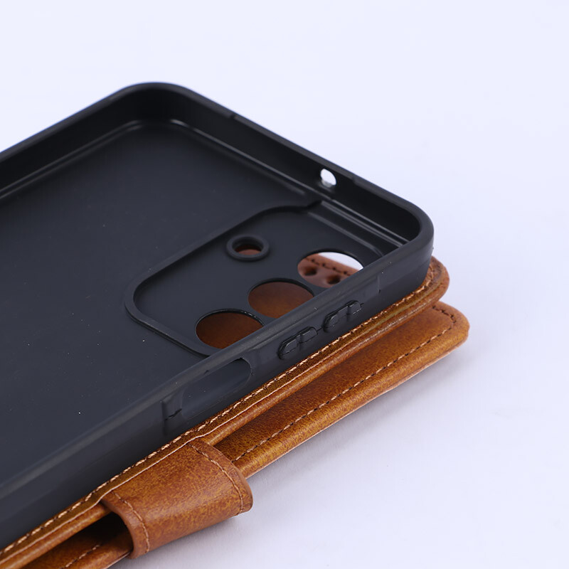 کیف چرمی مگنتی سامسونگ Galaxy A17 محافظ لنزدار