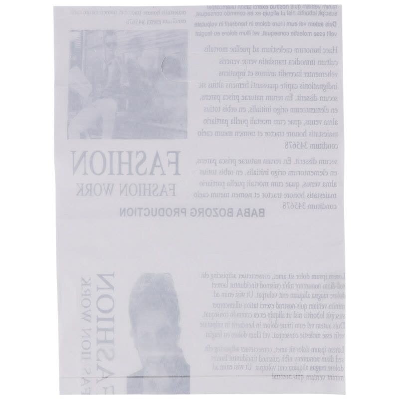 نایلون دسته دار مات طرح روزنامه سایز 40*30 سانتی متر بسته 1 کیلویی