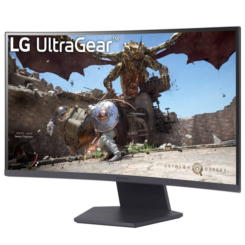 مانیتور خمیده ال جی UltraGear 27GS60QC سایز 27 اینچ