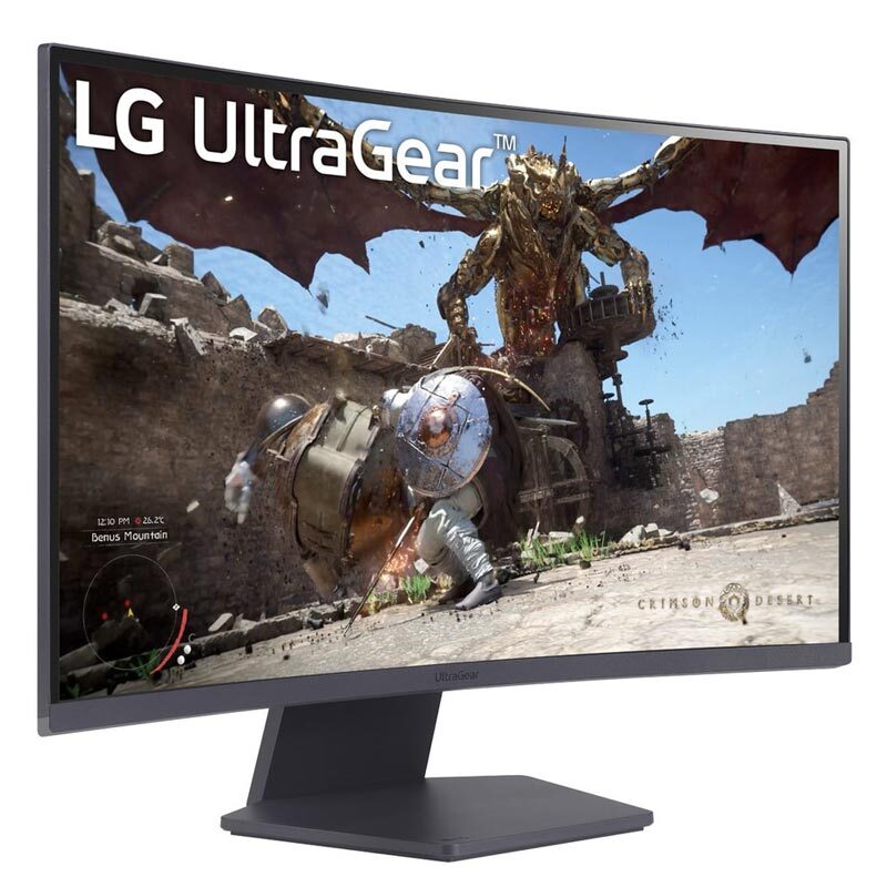 مانیتور خمیده ال جی UltraGear 27GS60QC سایز 27 اینچ