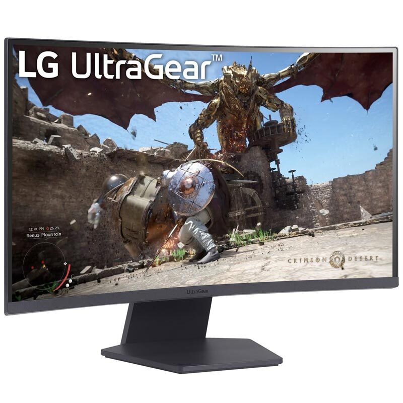 مانیتور خمیده ال جی UltraGear 27GS60QC سایز 27 اینچ
