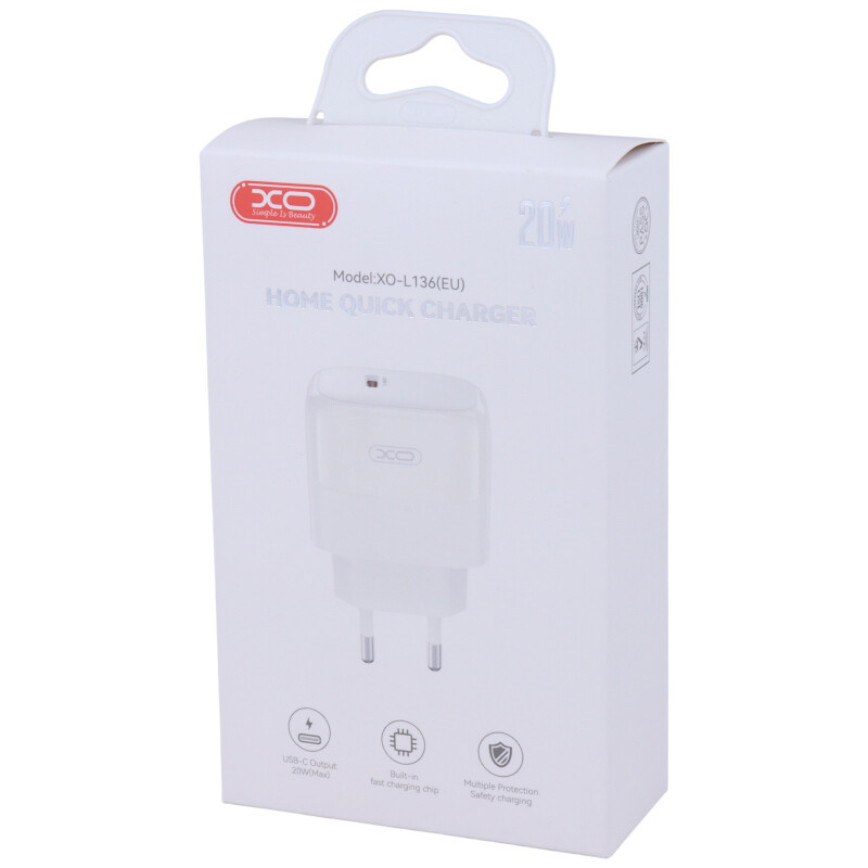 شارژر دیواری 20 وات ایکس او XO-L136 EU