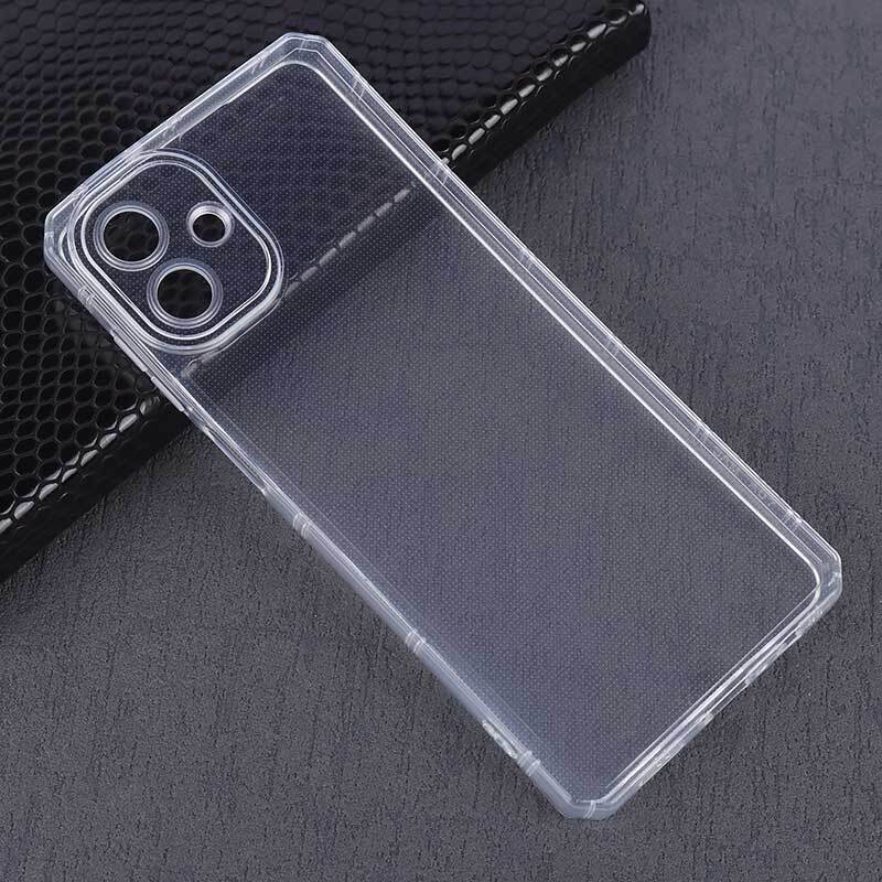 قاب ژله ای بی رنگ سامسونگ Galaxy A07 محافظ لنزدار