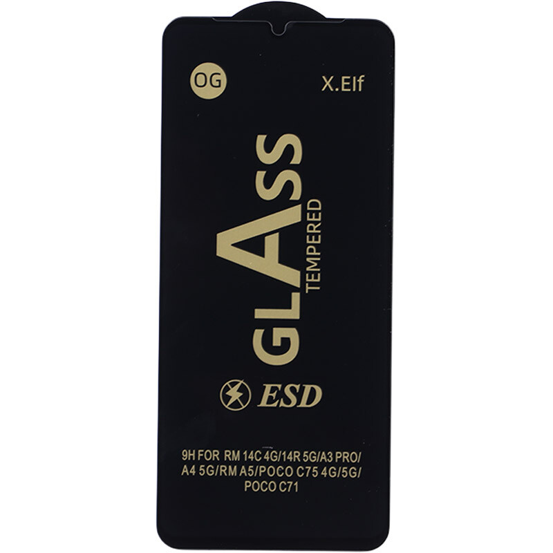 گلس آنتی استاتیک OG X.Elf شیائومی Redmi A4 / 14C / 14R / Poco C75