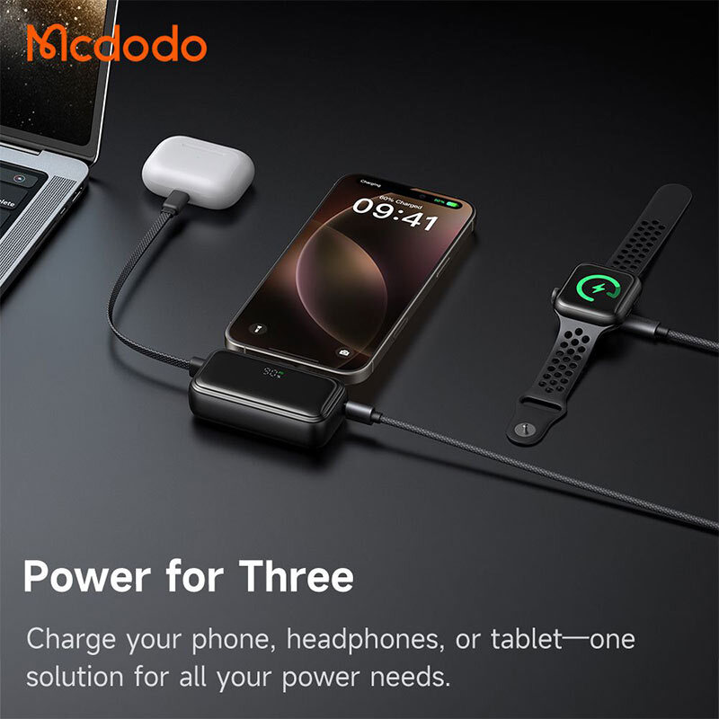 پاور بانک فست شارژ مک دودو MC-780 PD 20W ظرفیت 5000 میلی آمپر